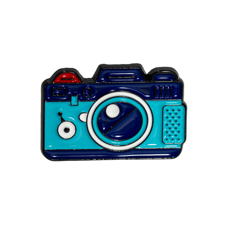 Camera Pin - Blue